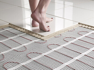 small solutions can provide radiant floor heating