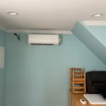 mini split aircon in a small office by small solutions