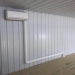 small solutions installed a Mini split aircon in a container office